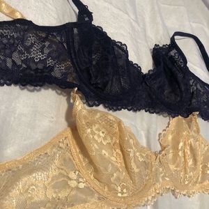 SAVAGE X FENTY Floral Lace Bras 32C